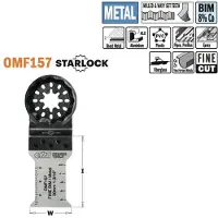 Cmt Upotussahanterä OMF157 Metal Fine Cut; BiM; 30 mm; 1 kpl.