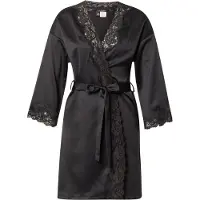 Ralph Lauren Aamutakki 'SIGNATURE SATIN' musta