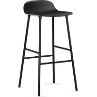 Normann Copenhagen Form baarituoli korkea Green, vihreäksi lakattu teräsjalat