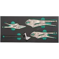 Kamasa-Tools jakoavain ja lukkopihtisarja,