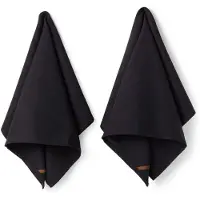 Humdakin Organic Tea Towel - 2 Pack - Black - 45X70CM
