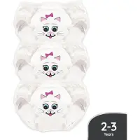 My Carry Potty Kissa Kuivaksiopetteluhousut 3-pack, Valkoinen, 2-3 vuotta