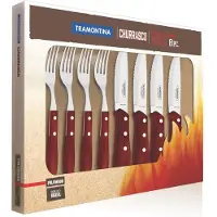 Tramontina - BBQ by Hellstrøm Pihviaterimet 8 osaa Tummanruskea