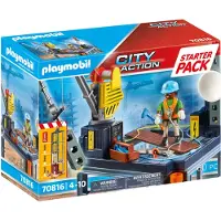 Playmobil Rakentamisen Aloituspakkaus Nosturilla