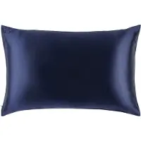 Slip Pure Silk Queen Pillowcase - Navy Tyynyt 1 kpl