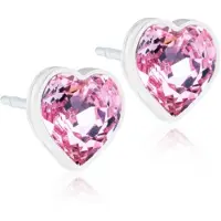 Blomdahl Medical Plastic Heart 6mm Light Rose