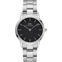 Daniel Wellington Iconic Link, hopeinen kello, 32mm, ruostumatonta terÃstÃ, naisille