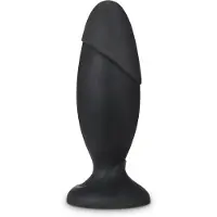 Anal Adventures Platinum Rocket - iso anustappi - musta