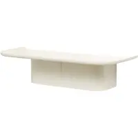 HAY Korpus seinähylly M, 4 koukkua, cream