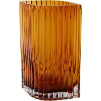 AYTM Folium Vase - Yellow - H:25CM