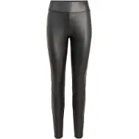 Vila Vibarb Coated Hw Legging - - Black - XS