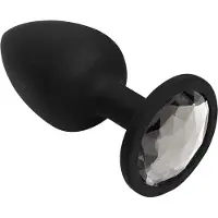 Doc Johnson Anustappi Booty Bling Small Silver