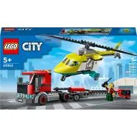LEGO 60343 City - Pelastushelikopterin kuljetusauto