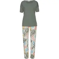 Vivance Pyjama ecru / vaaleansininen / curry / khaki / vanha roosa