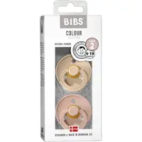 BIBS Pacifier Colour Latex Size 2 2 kpl ? Vanilla/Blush