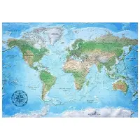 Kärkkäinen Artgeist World Map: Traditional Cartography fototapetti