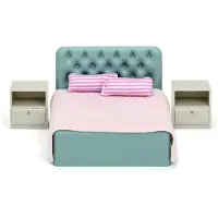 Lundby Nukkekodin Kalusteet Makuuhuonesetti