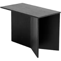 HAY Slit Oblong sivupöytä 27,5x49 cm Black lacquered oak
