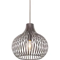 QAZQA Moderni riippuvalaisin ruskea 38 cm - Saffira