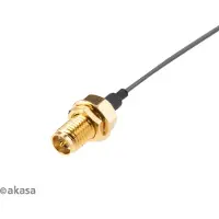 Akasa – I-PEX MHF4L to RP-SMA Female Pigtail Cable, 22cm, 2pcs/pack (A-ATC01-220GR)