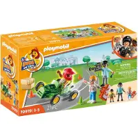 Playmobil D.o.c-action Ambulance. Auta Ankka-kilpa-ajo-lääkäriä
