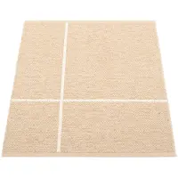 Pappelina Fred matto, 70 x 90 cm, beige - luonnonvalkoinen