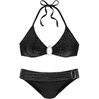 Jette Bikini musta / hopea