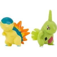 Pokémon Battle Figure Larvitar & Cyndaquil