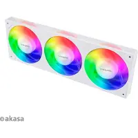 Akasa Vegas A36, 365 x 125 x 25 mm ARGB/PWM-laitetuuletin, valkoinen