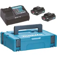 Makita CXT -Powerpack, 2 x 2,0Ah akkua ja pikalaturi, Makpac1
