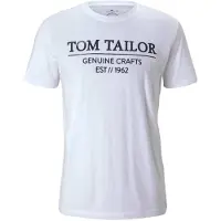Tom Tailor 1021229 Short Sleeve T-shirt Valkoinen 2XL Mies