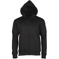 Mil-Tec Tactical Hoodie (Color: Black, Size: 2XL)