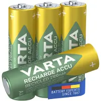 Varta Recharge Accu Recycled ladattava AA-paristo 2100mAh, 4 kpl