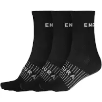 Endura Coolmax Race Socks 3 Pairs Musta EU 37-42 Mies