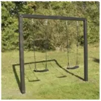 Nordic Play Keinuteline Alma 240 cm, Musta