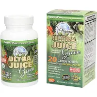 NaturesPlus , Orgaaninen Ultra Juice Green, 90 orgaanista kaksikerroksista tablettia