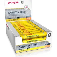 Sponser Sport Food Carnitin 1000 Lisäravinnelaatikko Persikka 25ml 30 Yksiköt