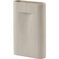 Muuto Ridge maljakko, 48,5 cm, beige