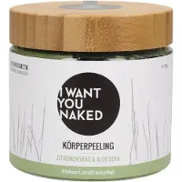 I Want You Naked NEW ENERGY BODY SCRUB sitruunaruoho ja aloe vera Vartalokuorinta 500 ml
