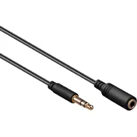 Pro Kuulokkeiden ja äänen AUX-jatkokaapeli 3,5 mm 3-nastainen hoikka