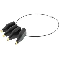 Deltaco OFFICE USB-C -sovitinrengas, mDP, DP, VGA, HDMI, musta