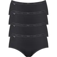 Sloggi Basic+ Midi 4P - Black - 50