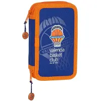 Safta Valencia Basket Small Double Filled 28 Pieces Kynäkotelo