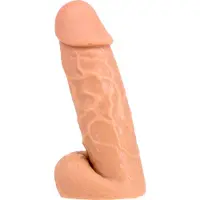 Seven Creations Sevencreations So Real Dong Soft Dildo 20 cm - Vaalea iho