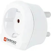 Skross 1.500201-E power plug adapter Type C (Europlug) White (1.500201-E)