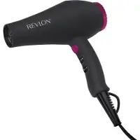 Revlon Perfect Heat Smooth Brilliance RVDR5251E, 2000 W -hiustenkuivaaja, musta/vaaleanpunainen