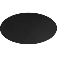Deltaco DFP410 lattiamatto, 110x110cm, musta