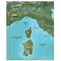 Garmin Ligurianmeren Korsikan Ja Sardinian Merikartat