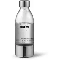 AARKE PET Polished Steel juomapullo 450 ml