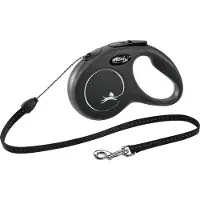 Flexi leash New Classic Small Black 8 m